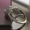1.27ct Cushion Cut Diamond Halo Gold Engagement Ring - 04US07
